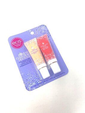 eos Holiday Collection Super Balm - Candy Cane Swirl & Pink Champagne - 0.7 fl o